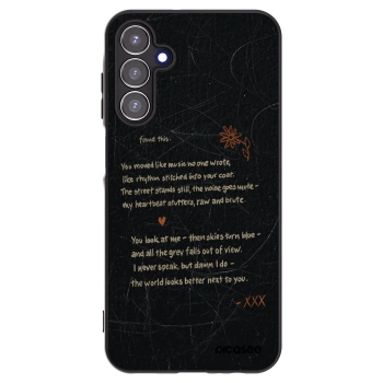 Picasee silikonový černý obal pro Samsung Galaxy A15 A155F 4G - POET