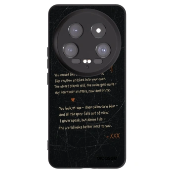 Picasee silikonový černý obal pro Xiaomi 14 Ultra - POET