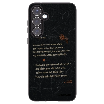 Picasee silikonový černý obal pro Samsung Galaxy A55 5G A556B - POET