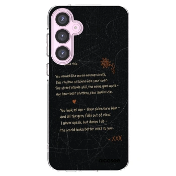 Picasee silikonový průhledný obal pro Samsung Galaxy A55 5G A556B - POET