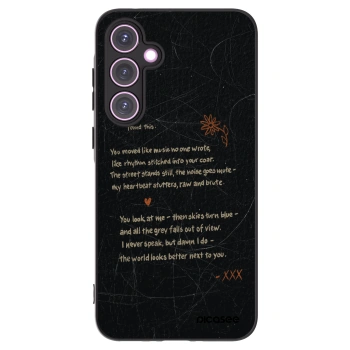 Picasee silikonový černý obal pro Samsung Galaxy A35 5G A356B - POET