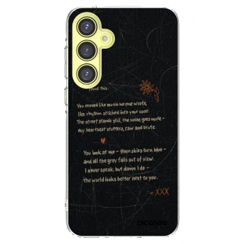 Picasee silikonový průhledný obal pro Samsung Galaxy A35 5G A356B - POET