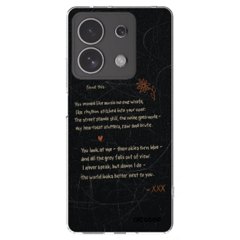 Picasee silikonový průhledný obal pro Xiaomi Redmi Note 13 4G - POET