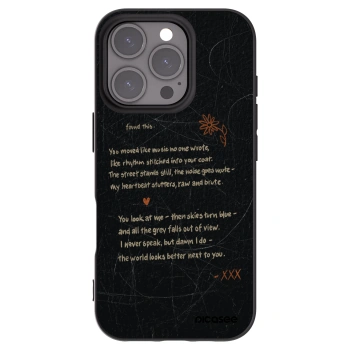Picasee silikonový černý obal pro Apple iPhone 16 Pro - POET