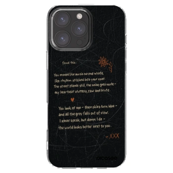 Picasee silikonový průhledný obal pro Apple iPhone 16 Pro Max - POET