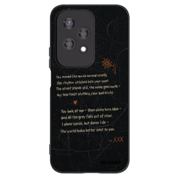 Picasee silikonový černý obal pro Honor 200 Lite - POET