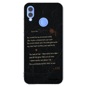 Picasee silikonový průhledný obal pro Honor 10 Lite - POET