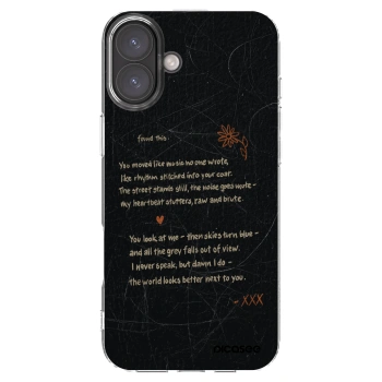 Picasee silikonový průhledný obal pro Apple iPhone 16 Plus - POET
