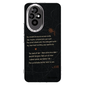 Picasee silikonový průhledný obal pro Honor 200 Pro 5G - POET