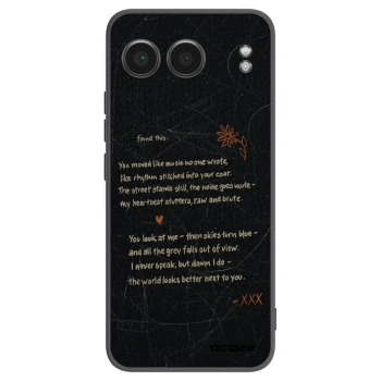 Picasee silikonový černý obal pro OnePlus Nord 4 - POET