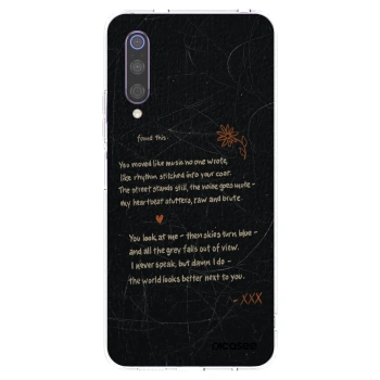 Picasee silikonový průhledný obal pro Xiaomi Mi 9 - POET