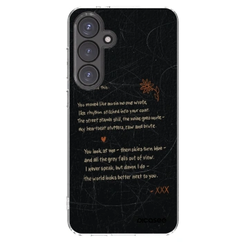 Picasee silikonový průhledný obal pro Samsung Galaxy S24 FE S721B - POET