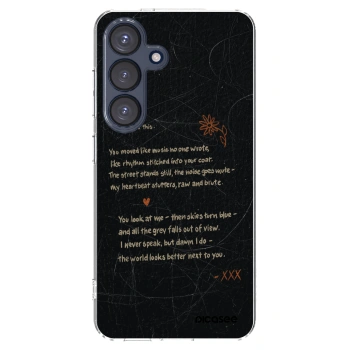 Picasee silikonový průhledný obal pro Samsung Galaxy S25 5G - POET