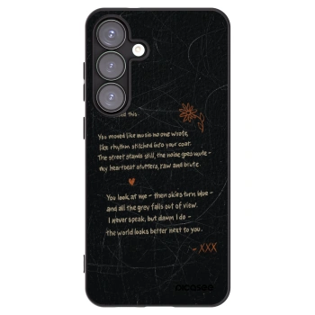 Picasee silikonový černý obal pro Samsung Galaxy S25+ 5G - POET