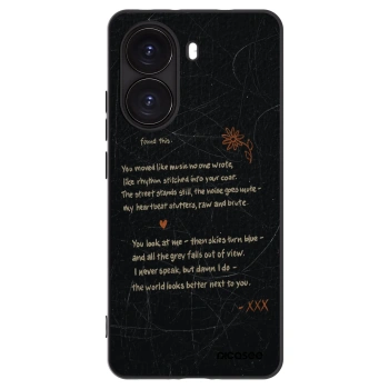 Picasee silikonový černý obal pro Xiaomi Poco X7 Pro 5G - POET