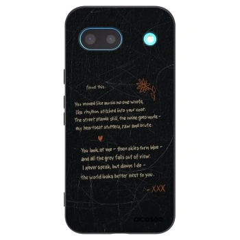 Picasee silikonový černý obal pro Google Pixel 8a - POET