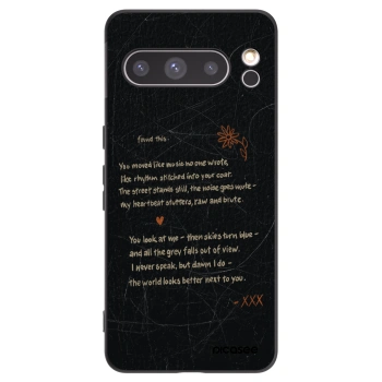 Picasee silikonový černý obal pro Google Pixel 8 Pro - POET