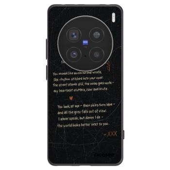 Picasee silikonový černý obal pro Vivo X200 Pro - POET
