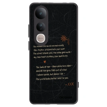 Picasee silikonový černý obal pro Vivo V50 Lite 5G - POET