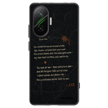Picasee silikonový černý obal pro Xiaomi Poco F7 Pro 5G - POET