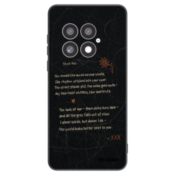 Picasee silikonový černý obal pro OnePlus 13 5G - POET
