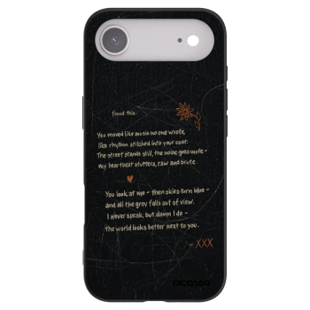 Picasee silikonový černý obal pro Apple iPhone Air - POET