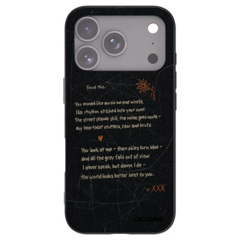 Picasee silikonový černý obal pro Apple iPhone 17 Pro - POET
