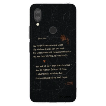 Picasee silikonový průhledný obal pro Xiaomi Redmi 7 - POET
