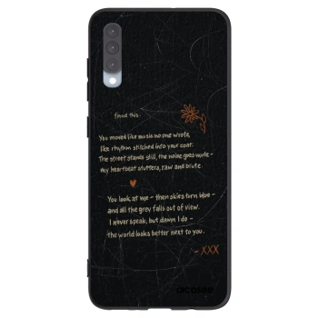 Picasee silikonový černý obal pro Samsung Galaxy A70 A705F - POET
