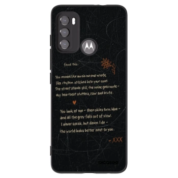 Picasee silikonový černý obal pro Motorola Edge 60 5G - POET