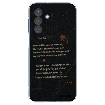 Picasee silikonový průhledný obal pro Samsung Galaxy A17 5G - POET