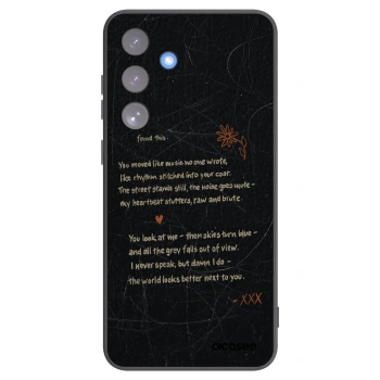 Picasee silikonový černý obal pro Samsung Galaxy S25 FE 5G - POET