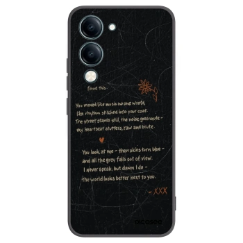 Picasee silikonový černý obal pro Vivo Y29s 5G - POET
