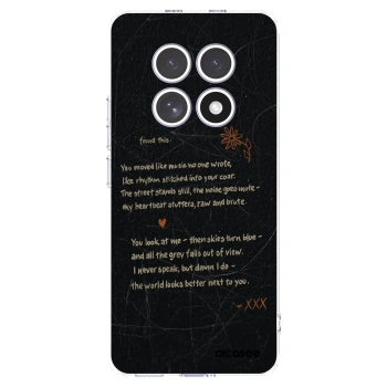 Picasee silikonový průhledný obal pro Xiaomi Redmi Note 15 - POET