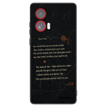 Picasee silikonový černý obal pro Motorola Edge 50 Fusion - POET