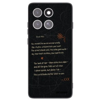 Picasee silikonový černý obal pro Motorola Edge 60 Fusion - POET