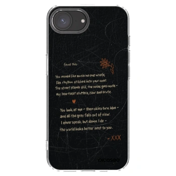 Picasee silikonový průhledný obal pro Apple iPhone 17e - POET