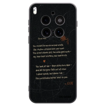 Picasee silikonový černý obal pro Vivo X300 Pro - POET