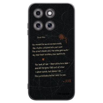 Picasee silikonový černý obal pro Motorola Moto G77 - POET