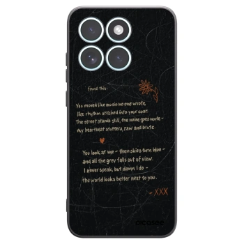 Picasee silikonový černý obal pro Motorola Edge 70 Fusion - POET