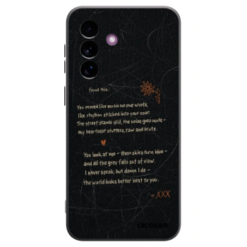 Picasee silikonový černý obal pro Samsung Galaxy A37 - POET