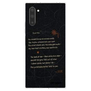 Picasee silikonový průhledný obal pro Samsung Galaxy Note 10 N970F - POET
