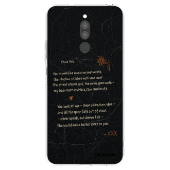 Picasee silikonový průhledný obal pro Xiaomi Redmi 8 - POET