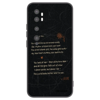 Picasee silikonový černý obal pro Xiaomi Mi Note 10 (Pro) - POET