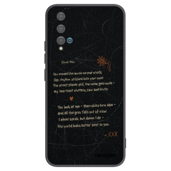 Picasee silikonový černý obal pro Huawei Nova 5T - POET