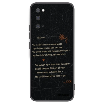 Picasee silikonový černý obal pro Samsung Galaxy S20 G980F - POET