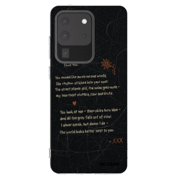 Picasee silikonový průhledný obal pro Samsung Galaxy S20 Ultra 5G G988F - POET