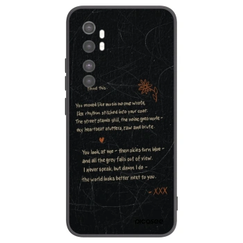 Picasee silikonový černý obal pro Xiaomi Mi Note 10 Lite - POET
