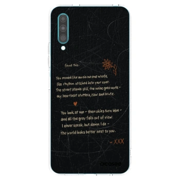 Picasee silikonový průhledný obal pro Samsung Galaxy A30s A307F - POET