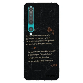 Picasee silikonový průhledný obal pro Xiaomi Mi 10 - POET